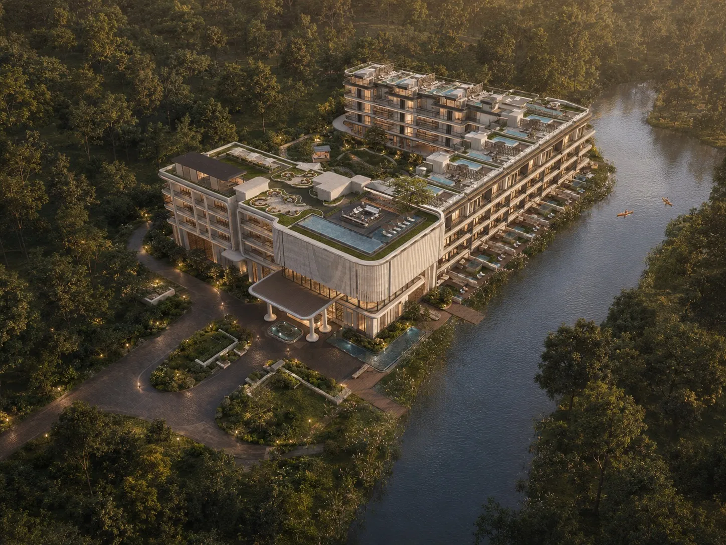 Hostel facility and public area view