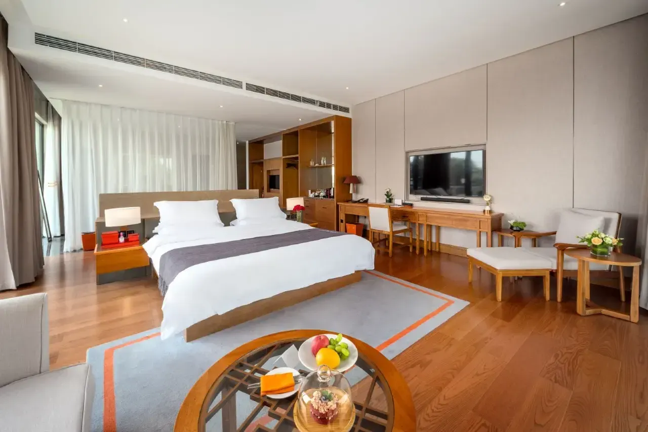 Hostel room interior view
