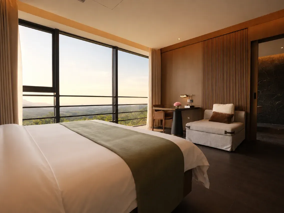 Hostel room interior view