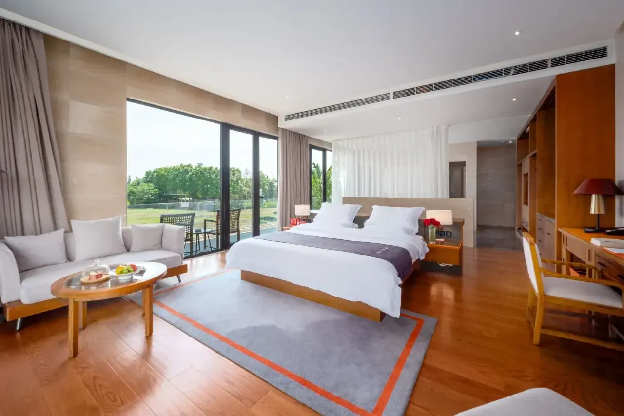 Hostel room interior view