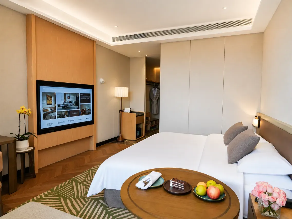 Hostel room interior view