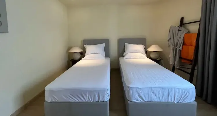 Hostel room interior view