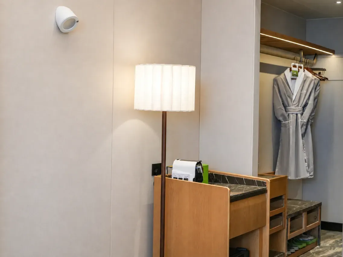 Hostel room interior view