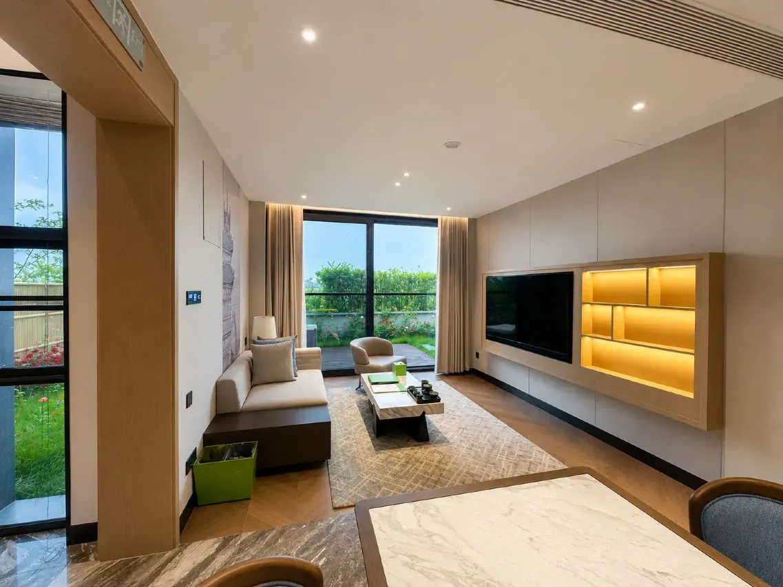 Hostel room interior view