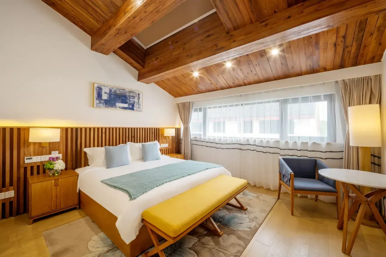 Hostel room interior view